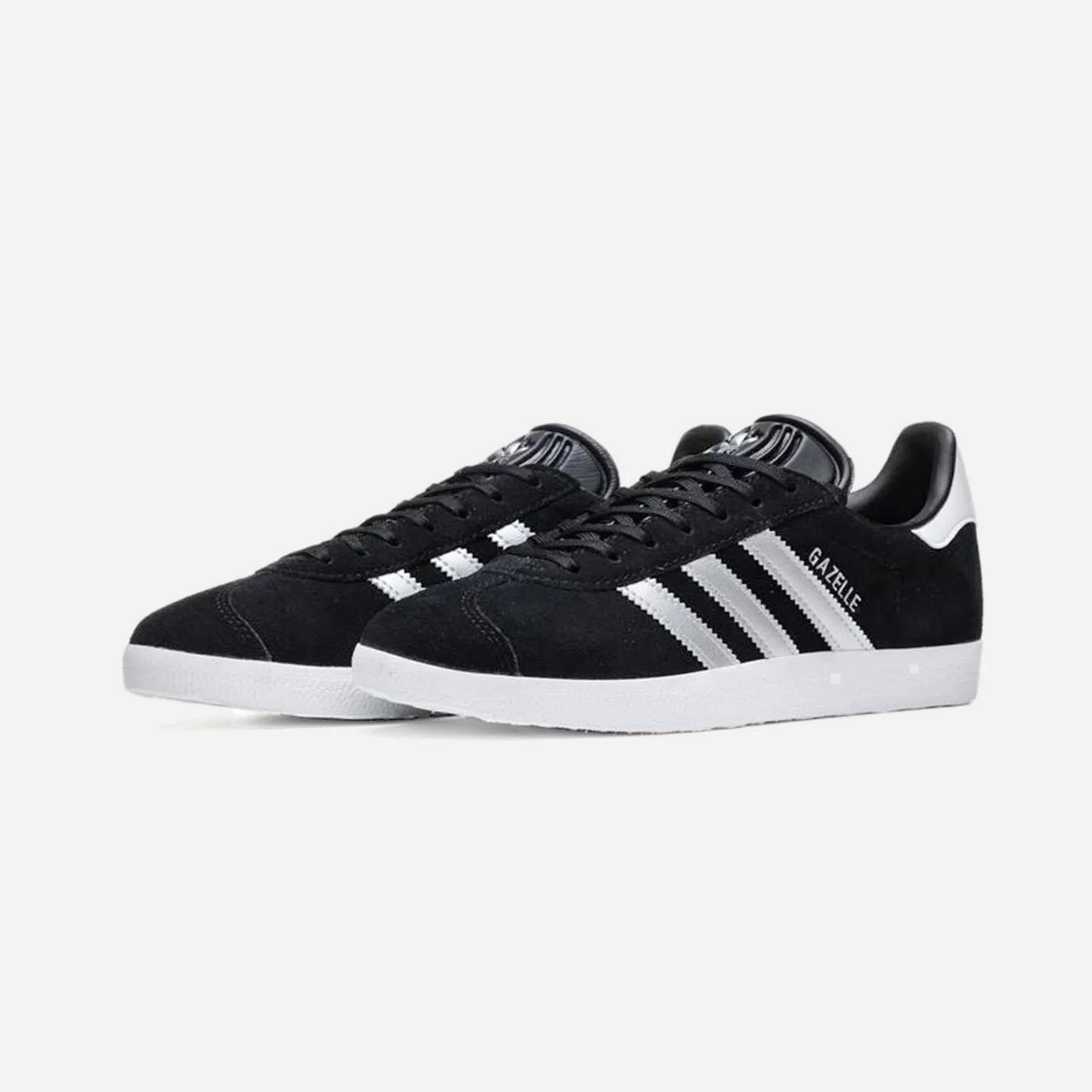 Adidas Gazelle Black Silver Metallic W