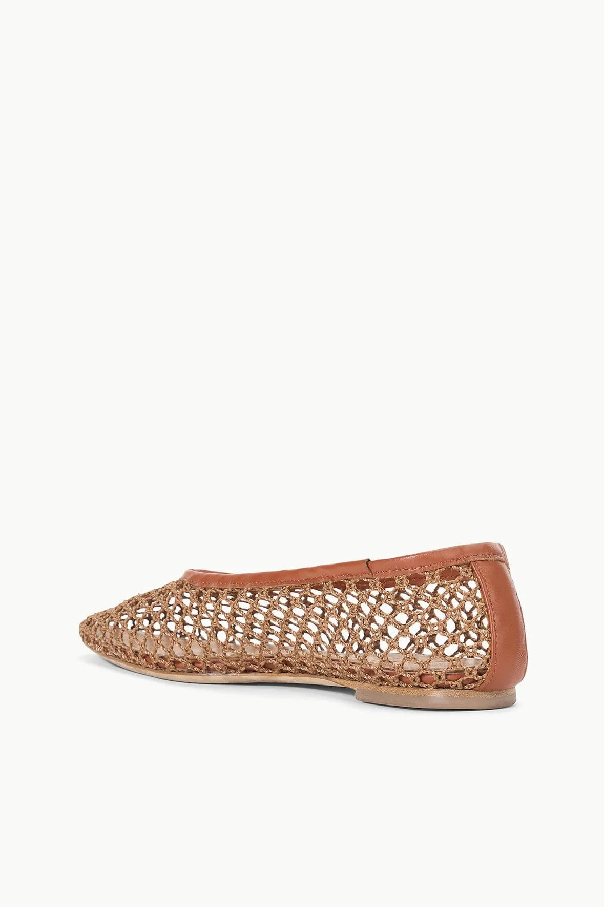 ALBA BALLET FLAT | TAN NETTING