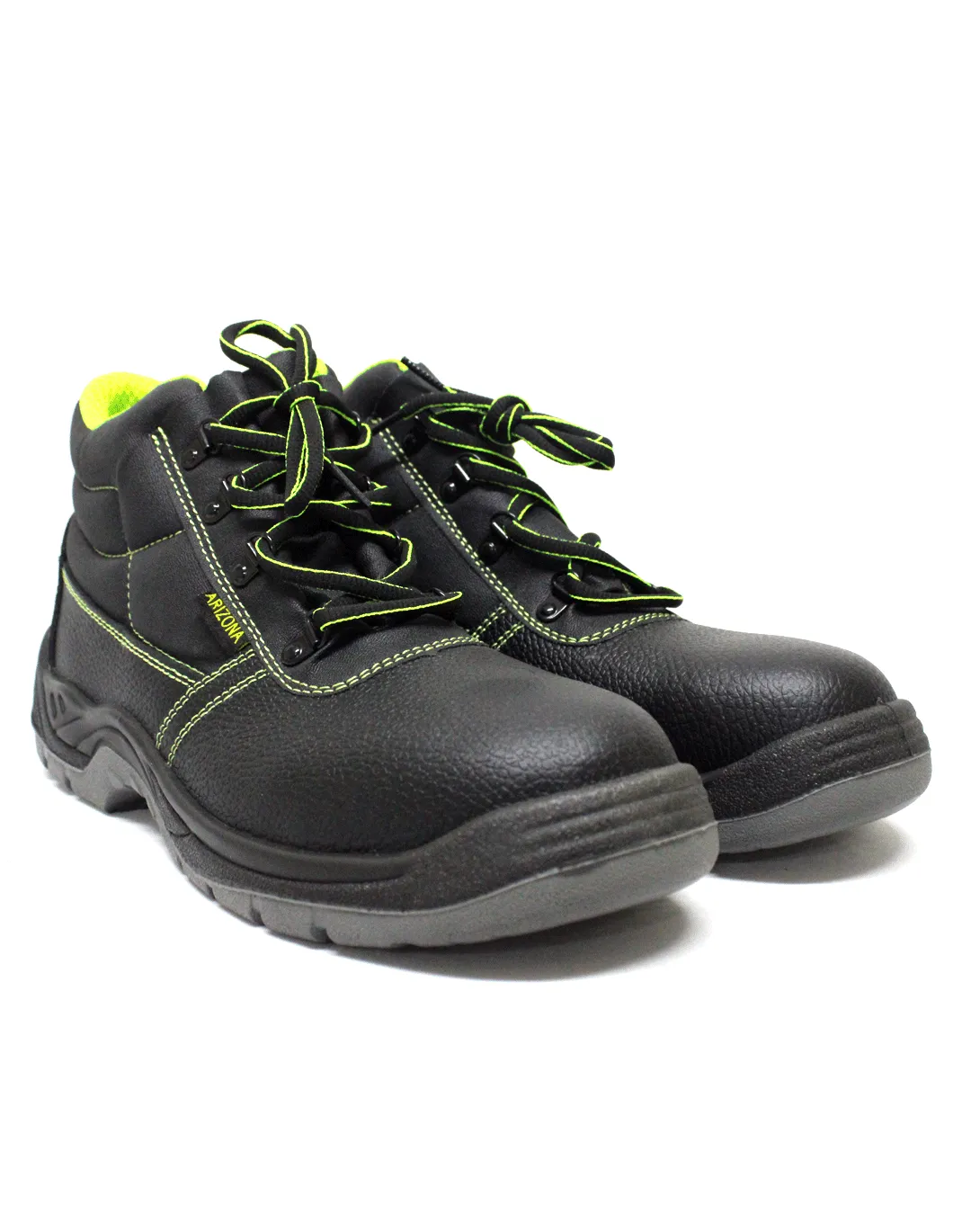 ARIZONA Leather Black Bolt Safety Boot