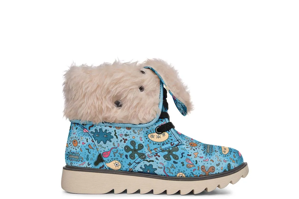 Bacteria Pattern Polar Vibe Boots