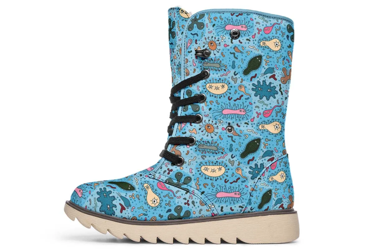 Bacteria Pattern Polar Vibe Boots