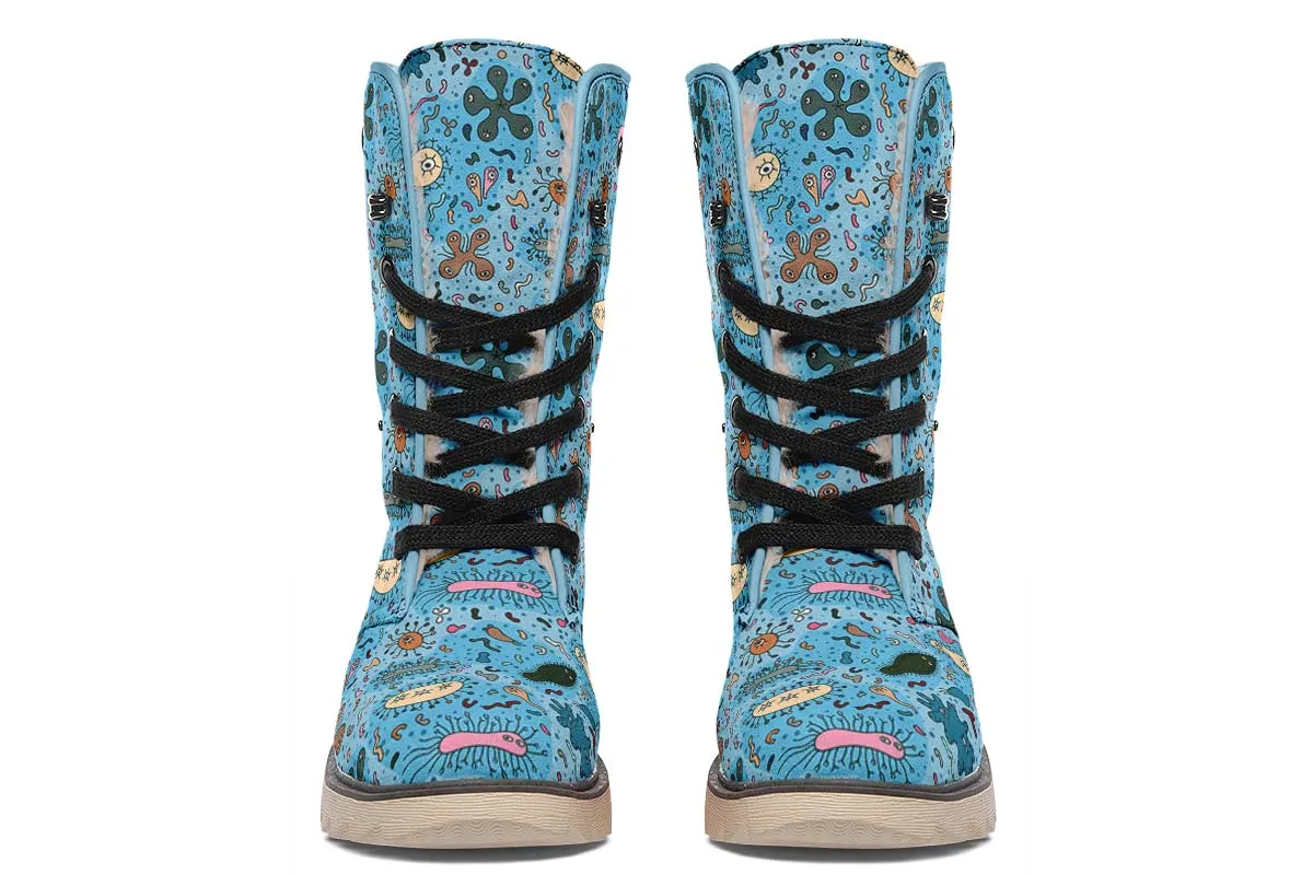 Bacteria Pattern Polar Vibe Boots