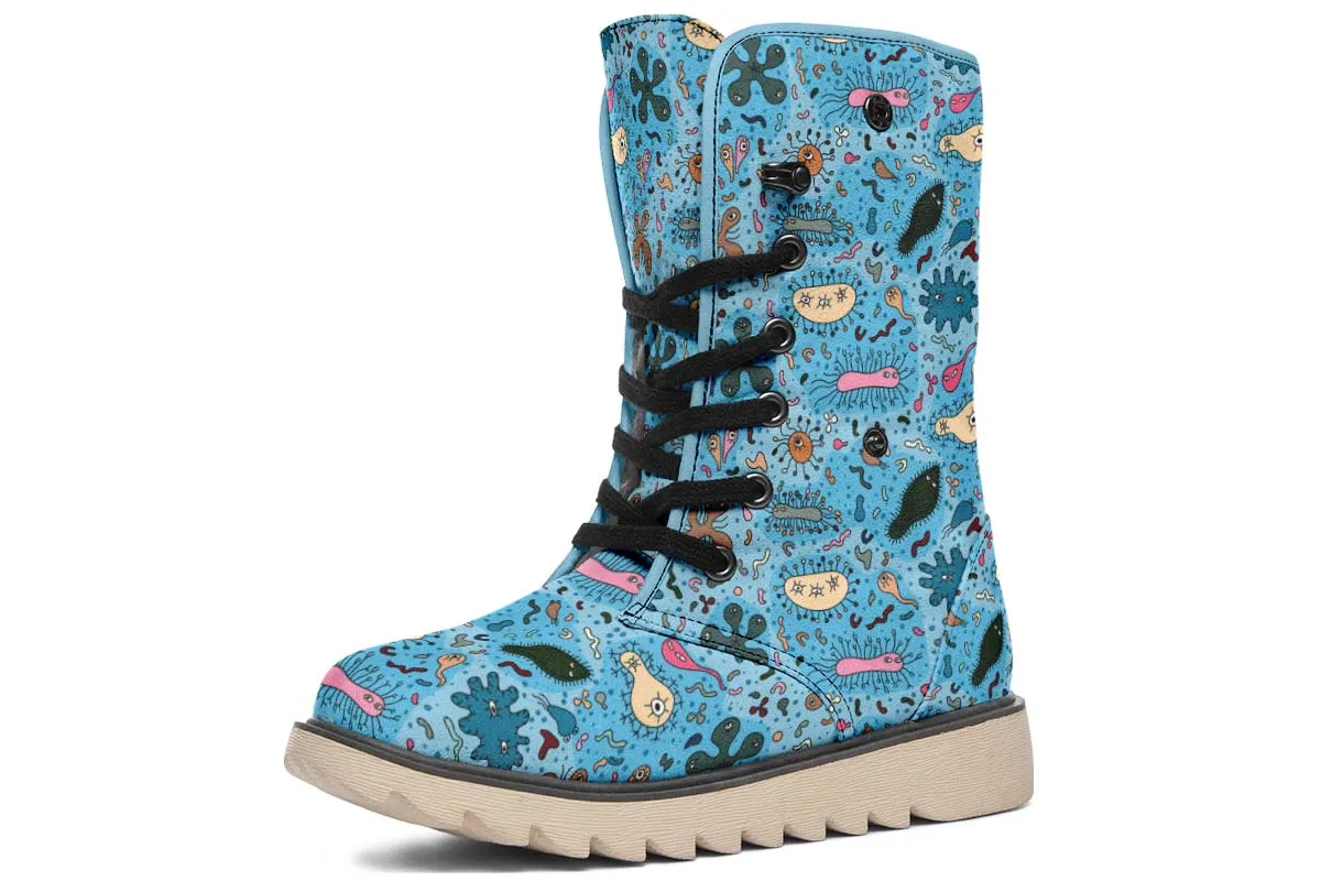 Bacteria Pattern Polar Vibe Boots