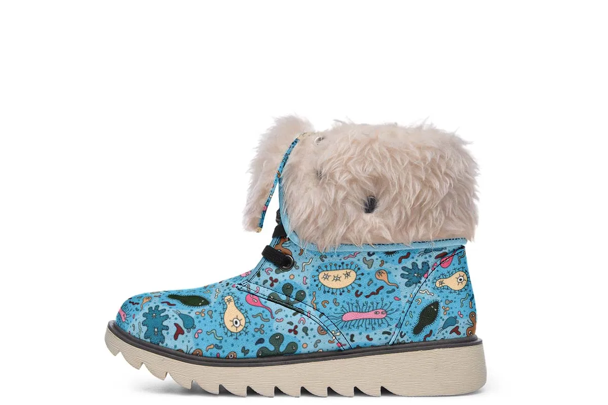 Bacteria Pattern Polar Vibe Boots