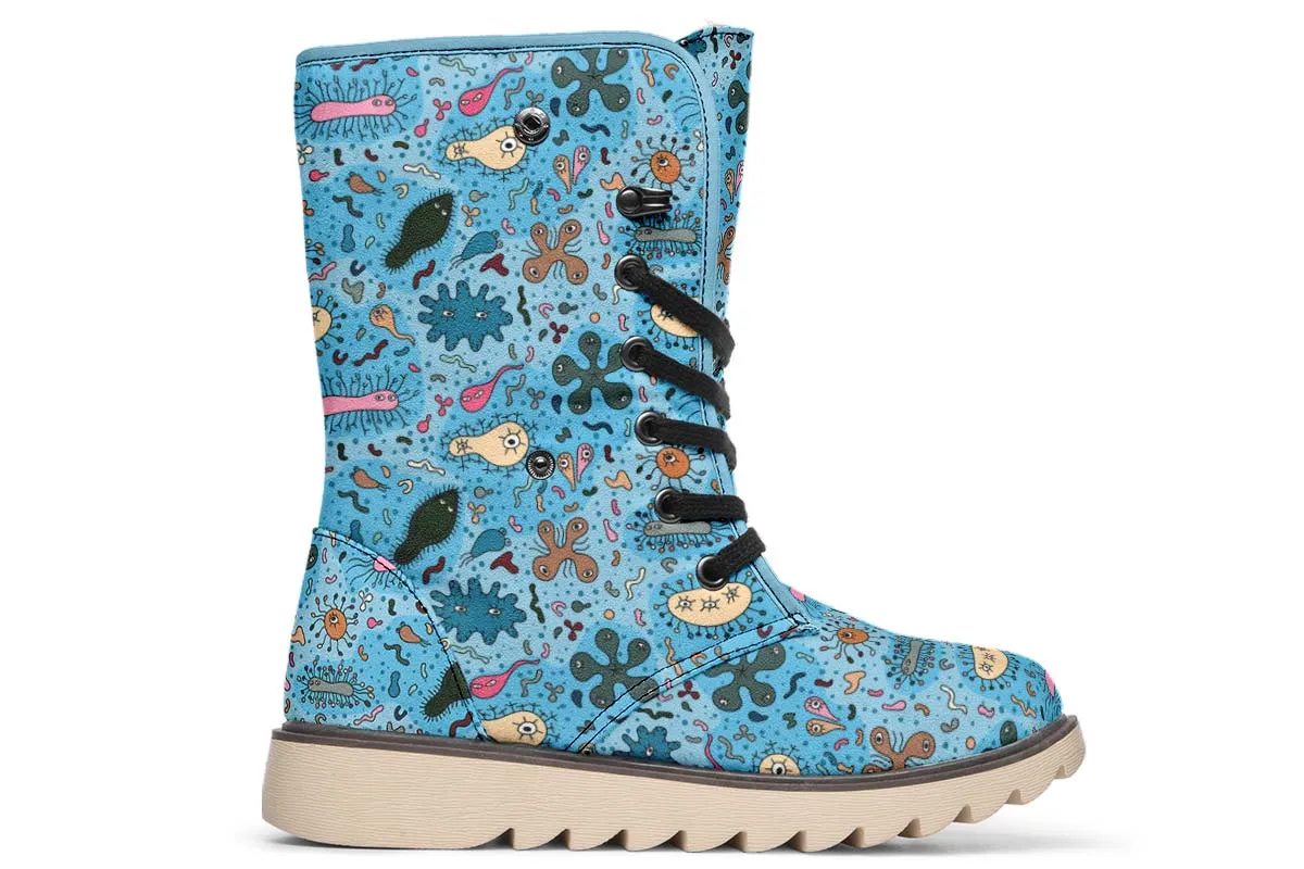 Bacteria Pattern Polar Vibe Boots