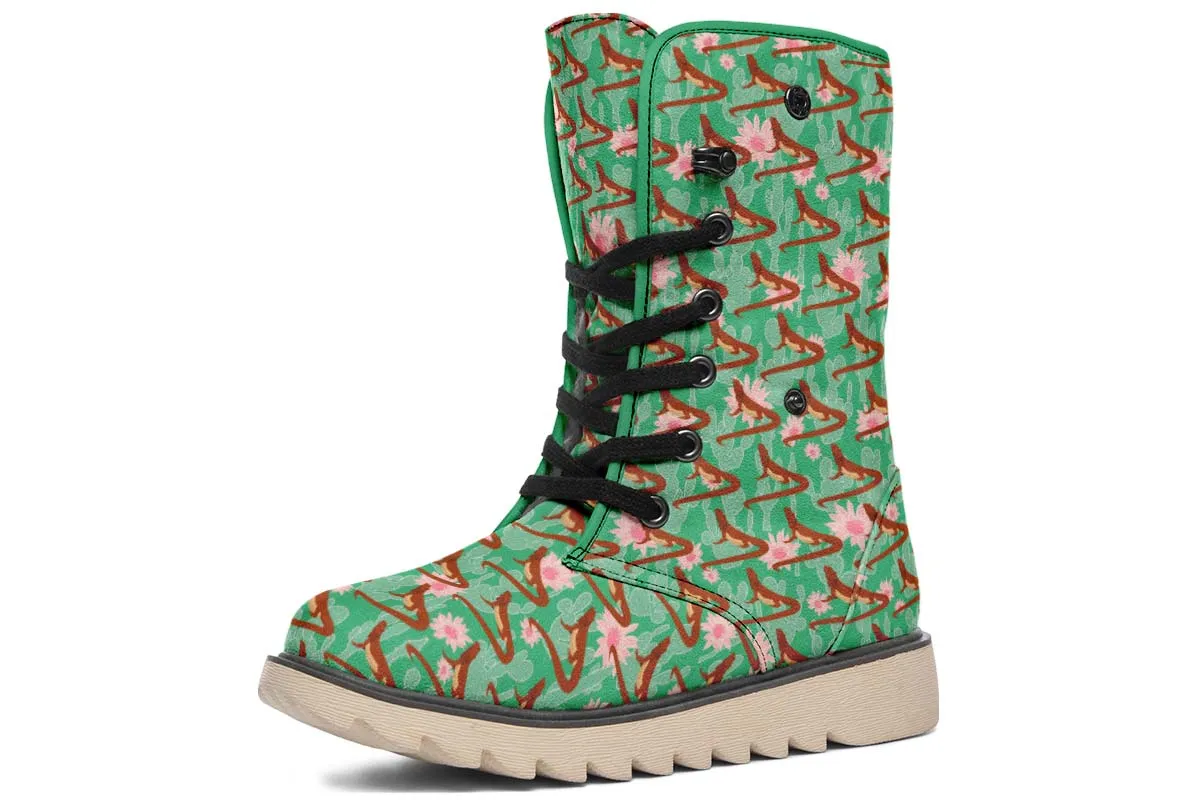 Bearded Dragon Pattern Polar Vibe Boots