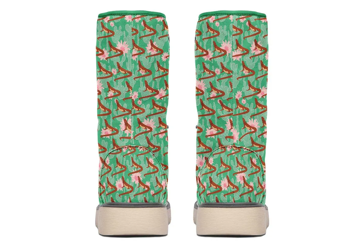 Bearded Dragon Pattern Polar Vibe Boots