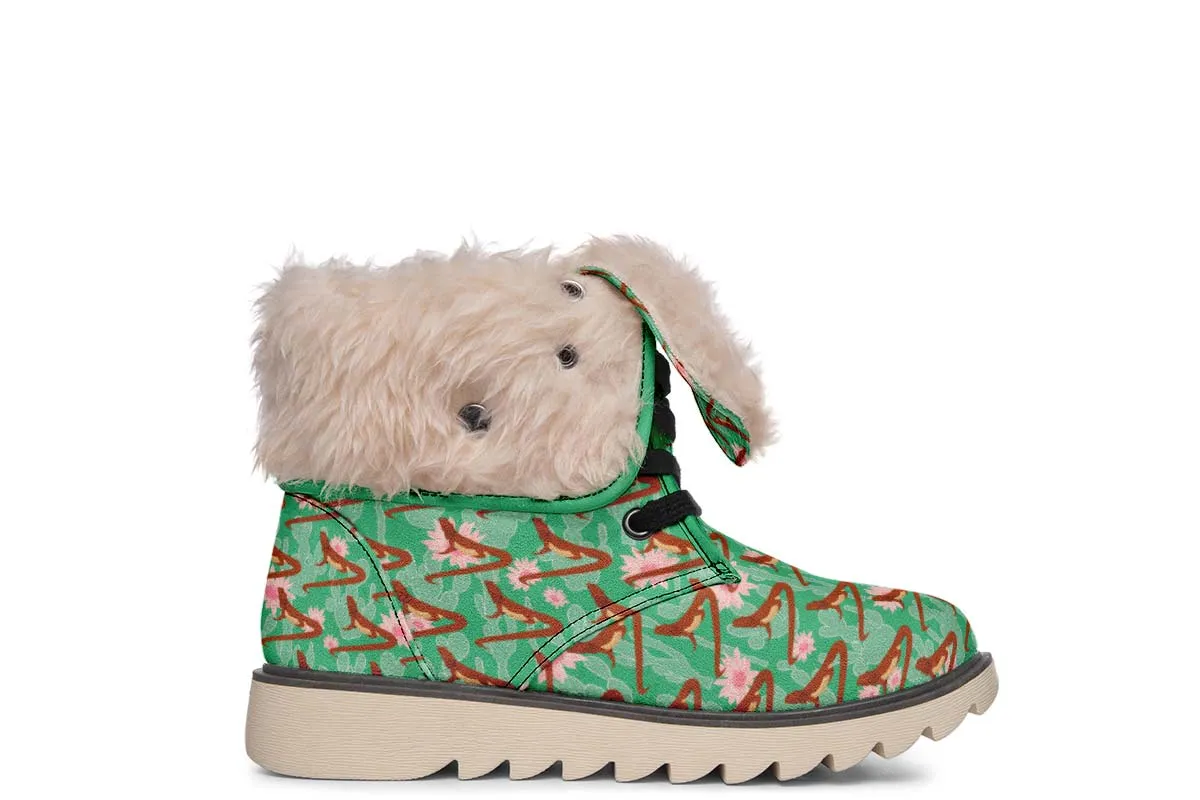 Bearded Dragon Pattern Polar Vibe Boots