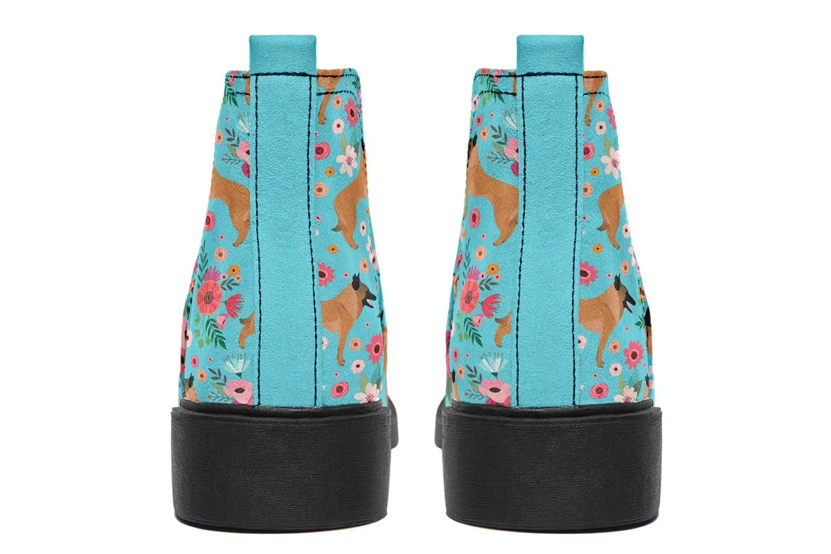 Belgian Malinois Flower Neat Vibe Boots