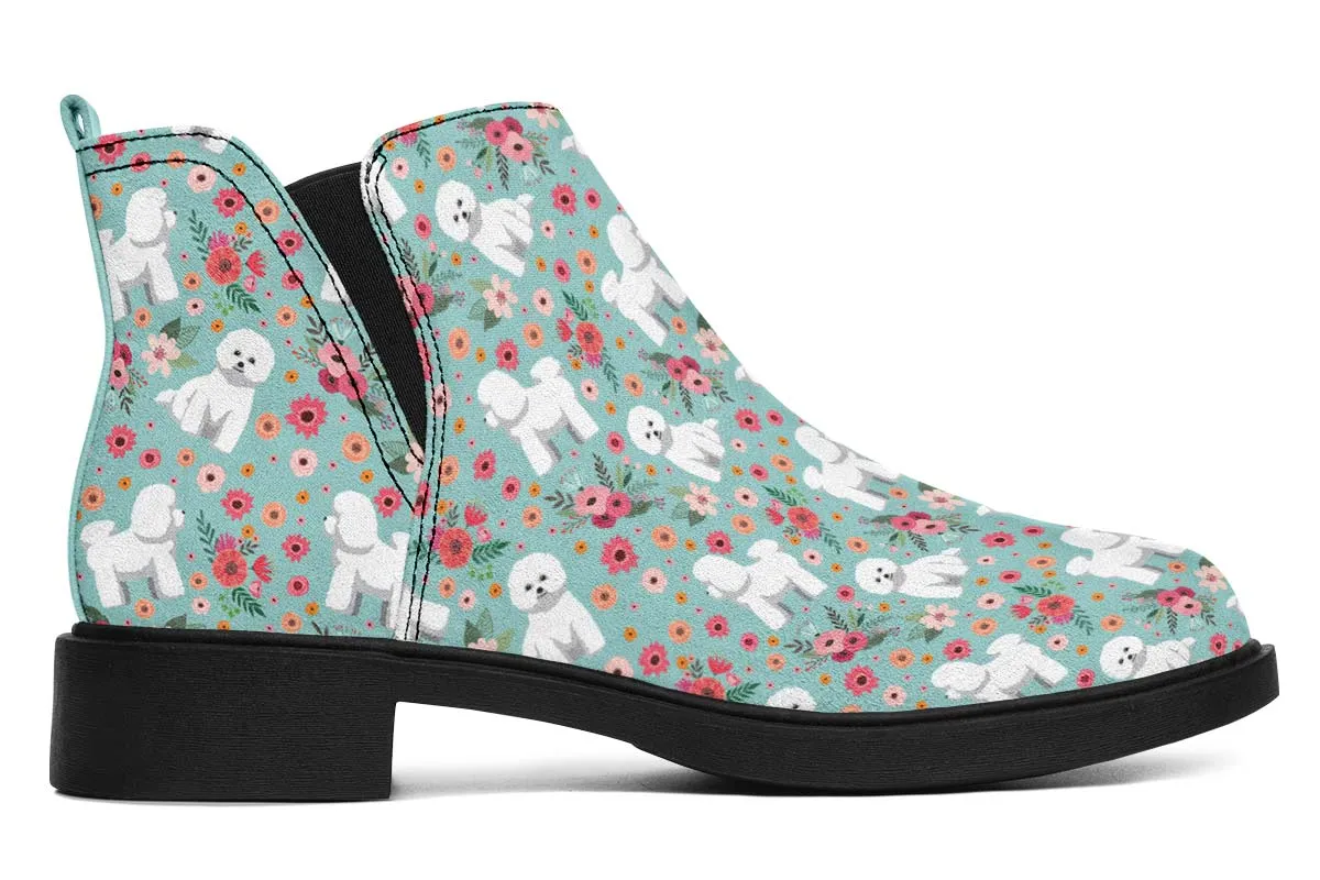 Bichon Frise Flower Neat Vibe Boots