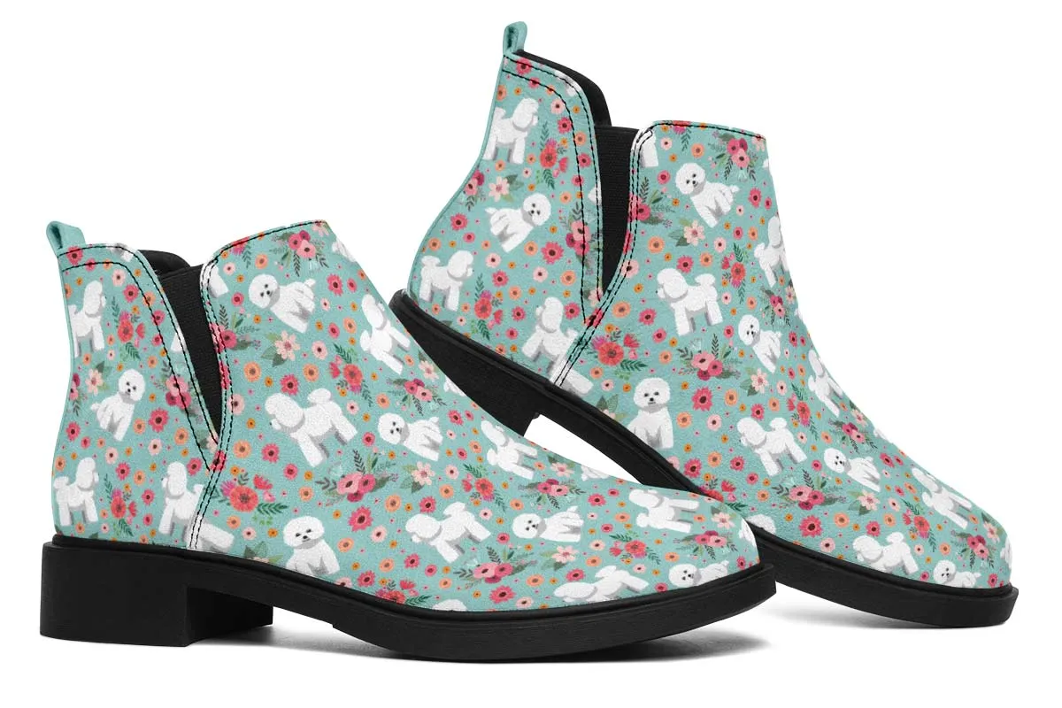 Bichon Frise Flower Neat Vibe Boots