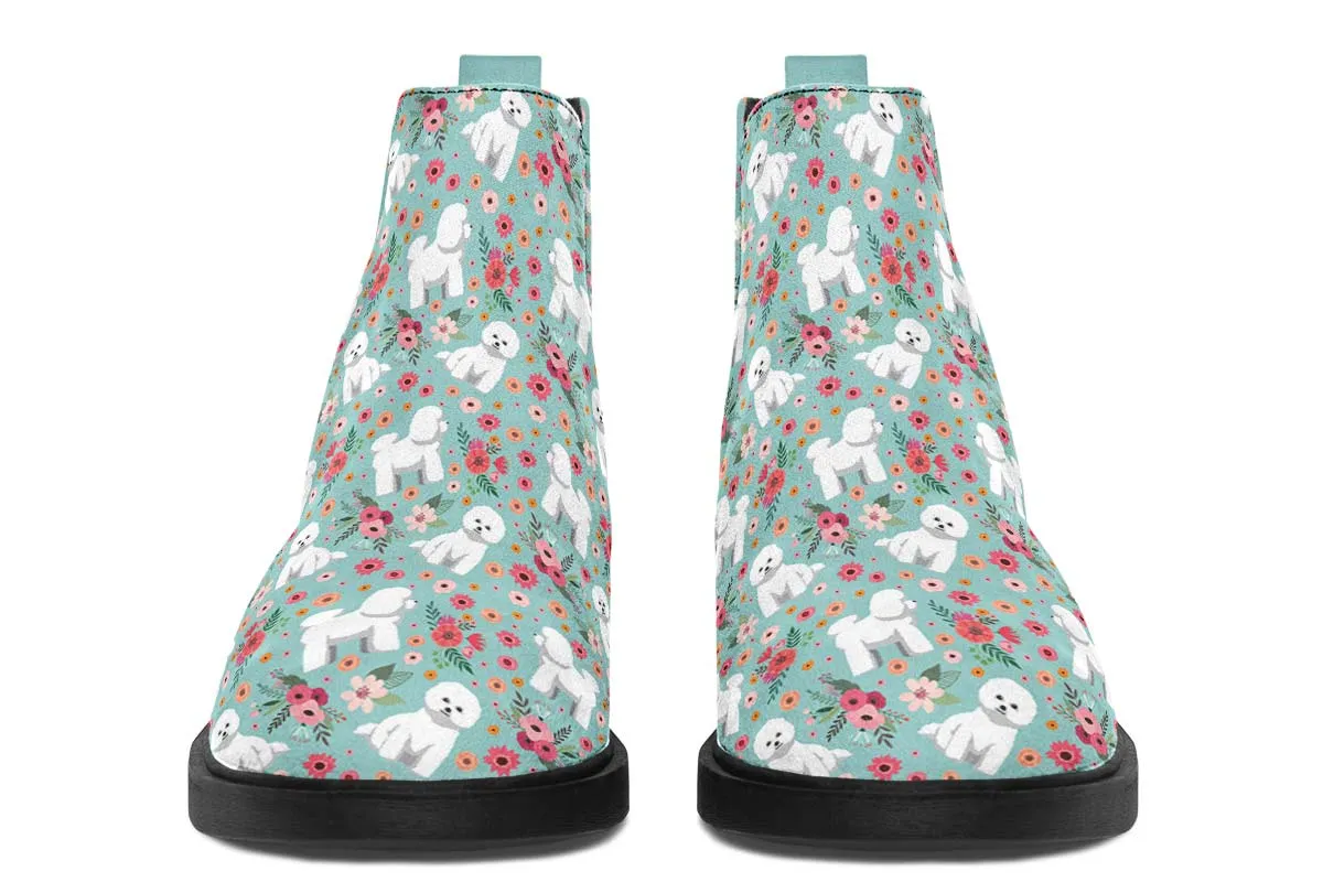 Bichon Frise Flower Neat Vibe Boots