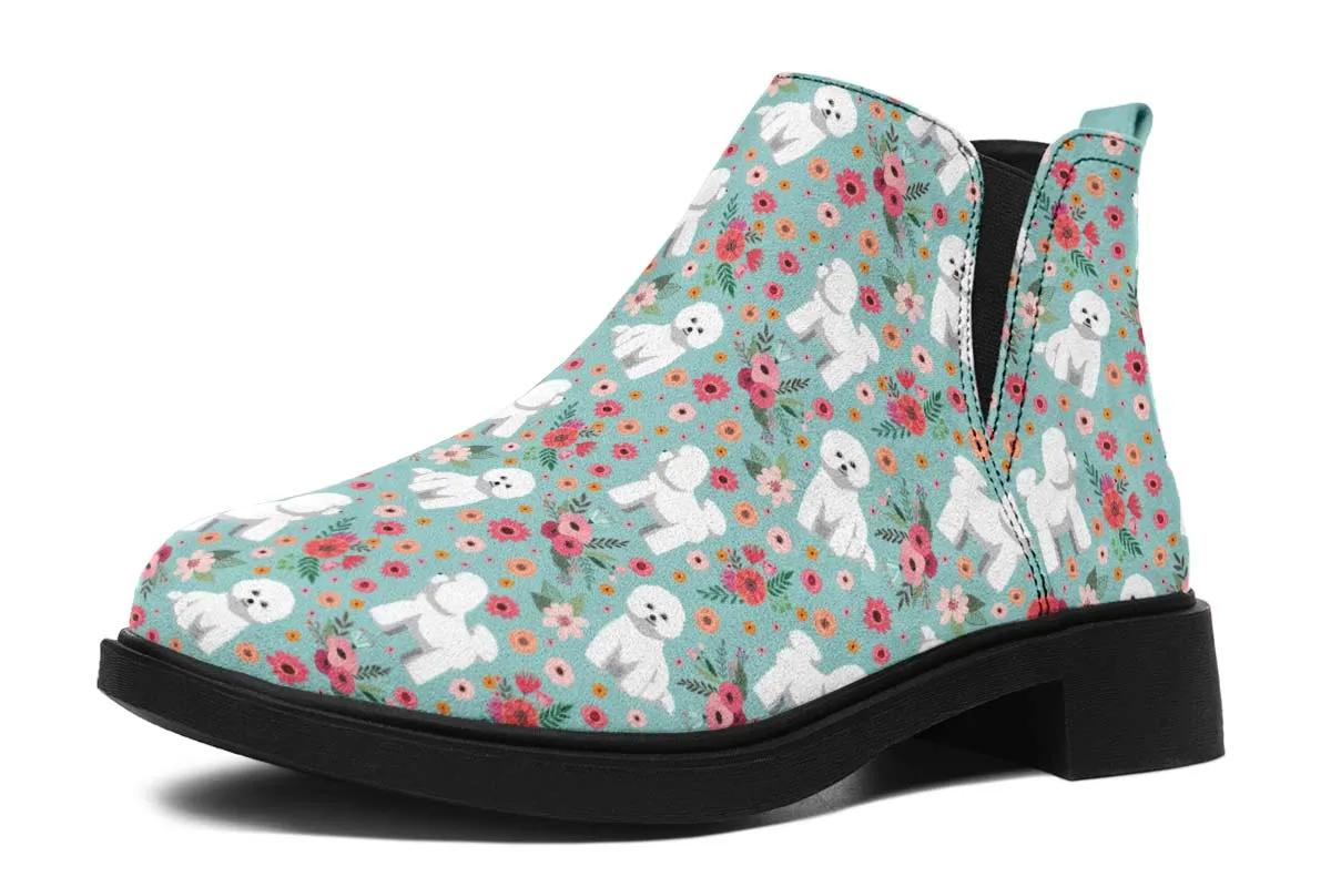 Bichon Frise Flower Neat Vibe Boots