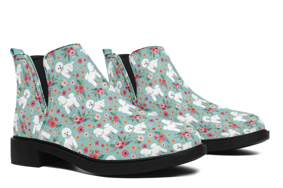 Bichon Frise Flower Neat Vibe Boots