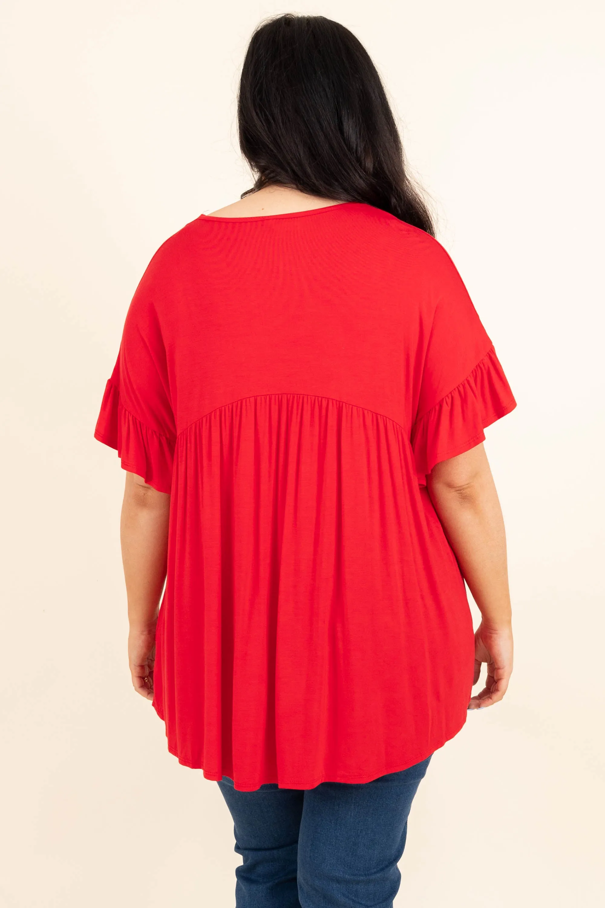 Bittersweet Beginnings Top, Red