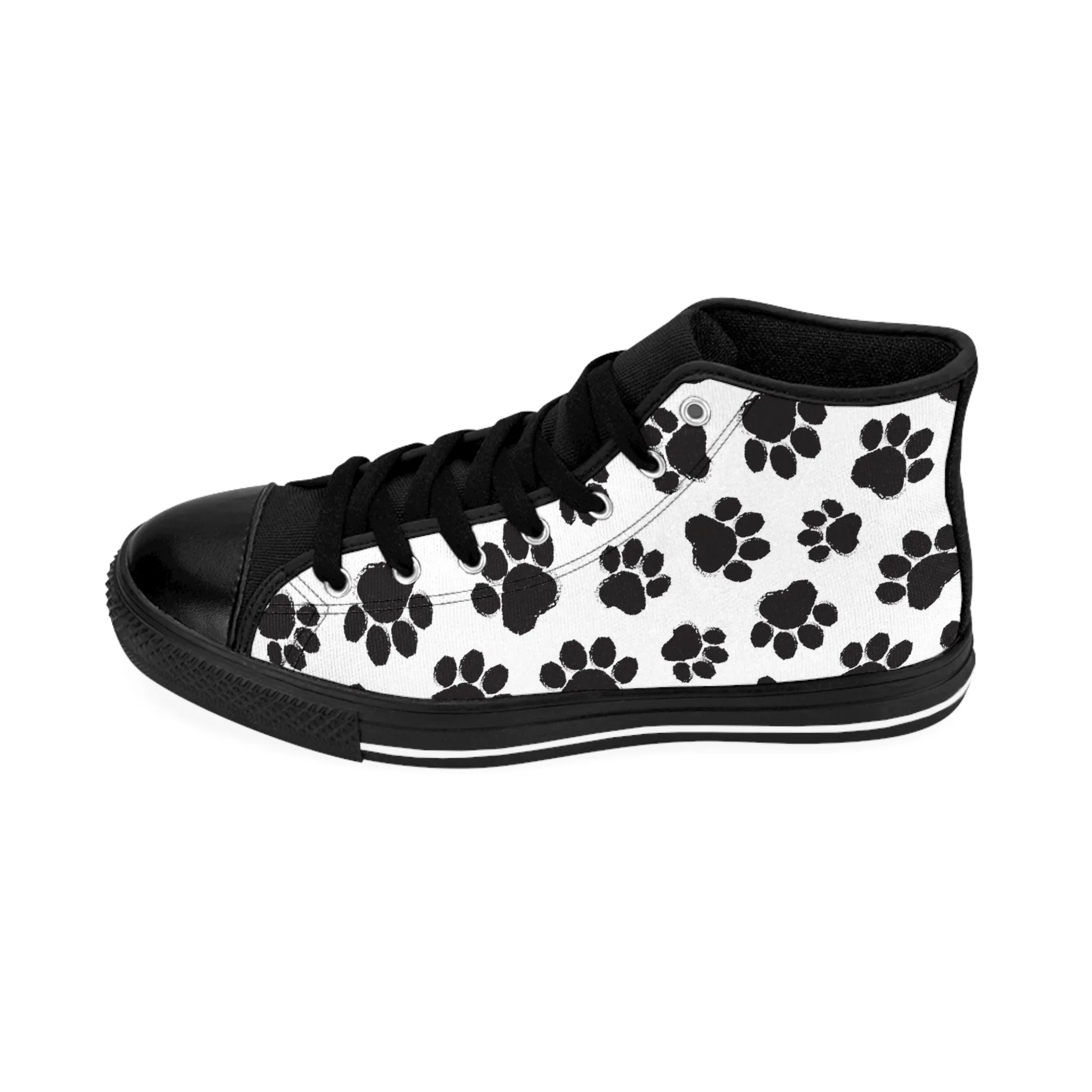 Black Dog Paws Women's Classic Sneakers