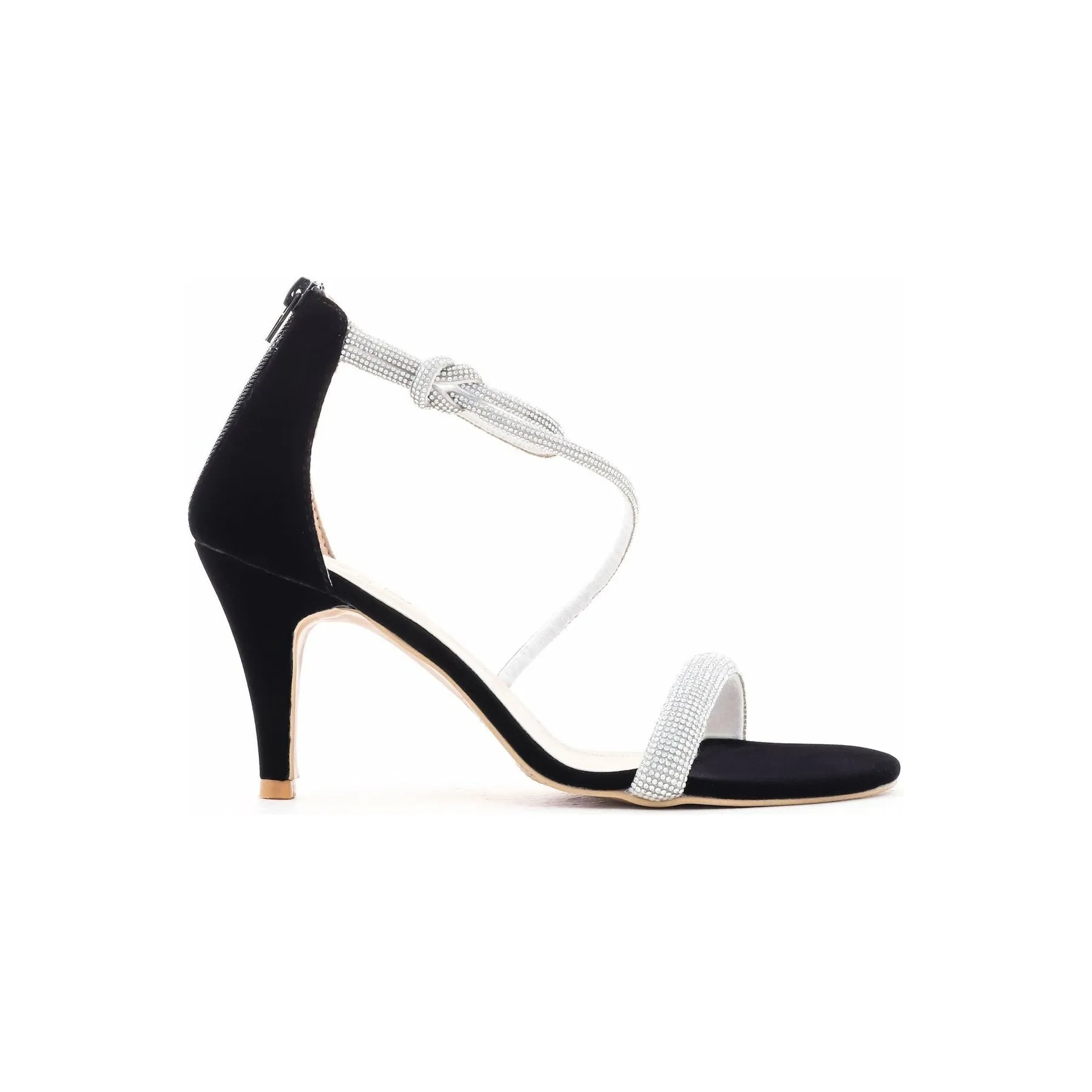 Black Fancy Sandal FN5347