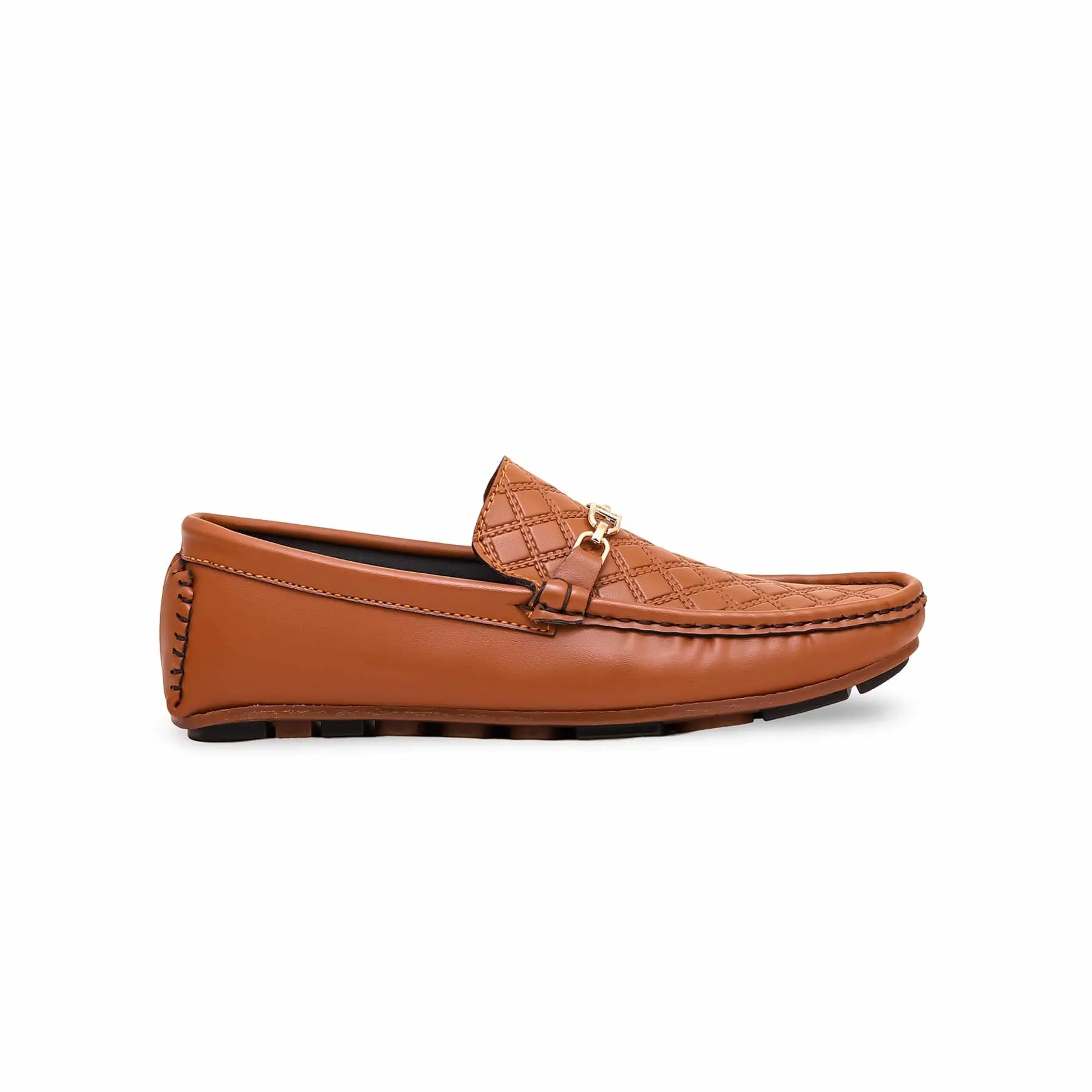 Boys Brown Formal Moccasin KD0840