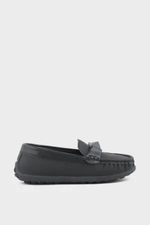 Boys Casual Moccasin BC7003-Black