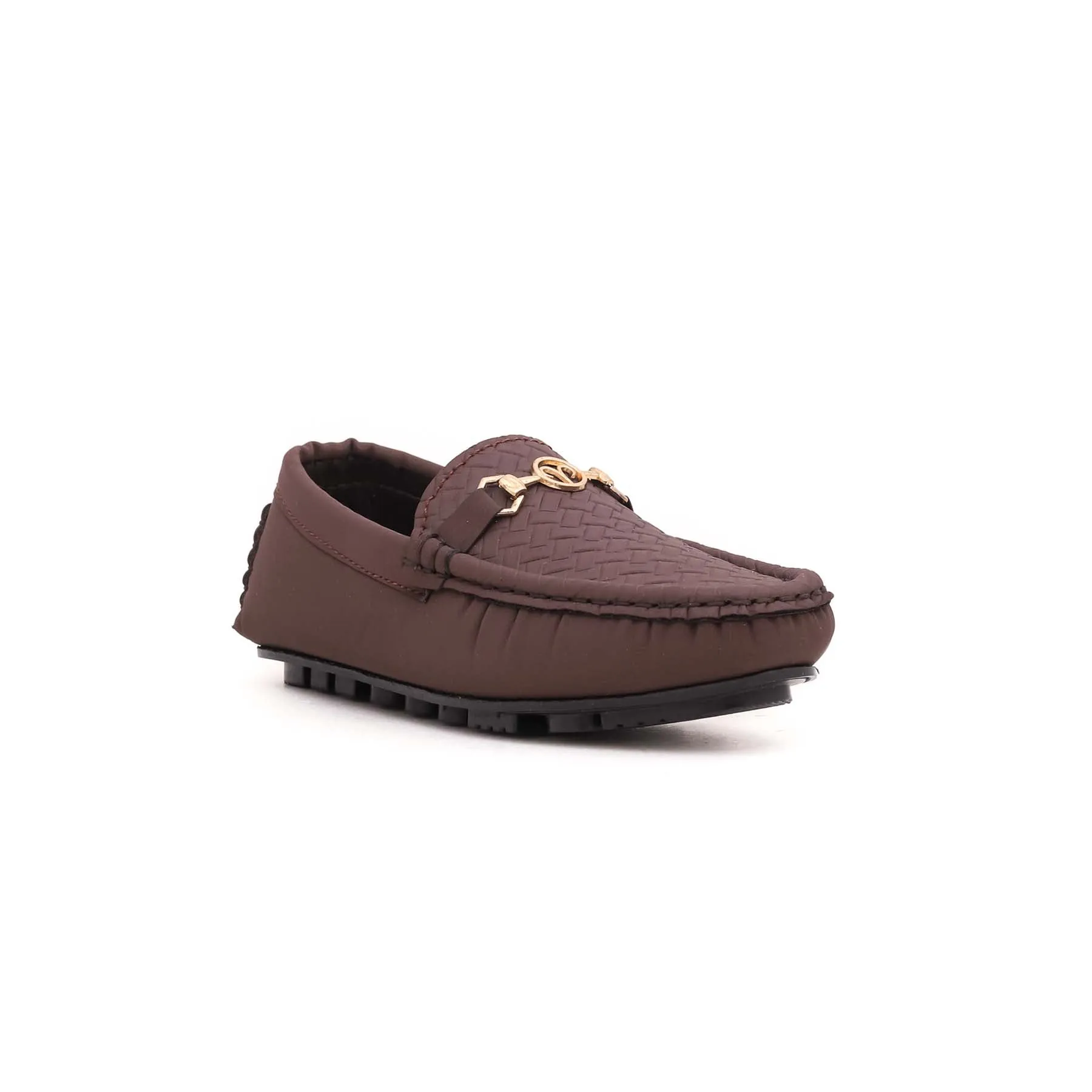 Boys Coffee Formal Moccasin KD0762