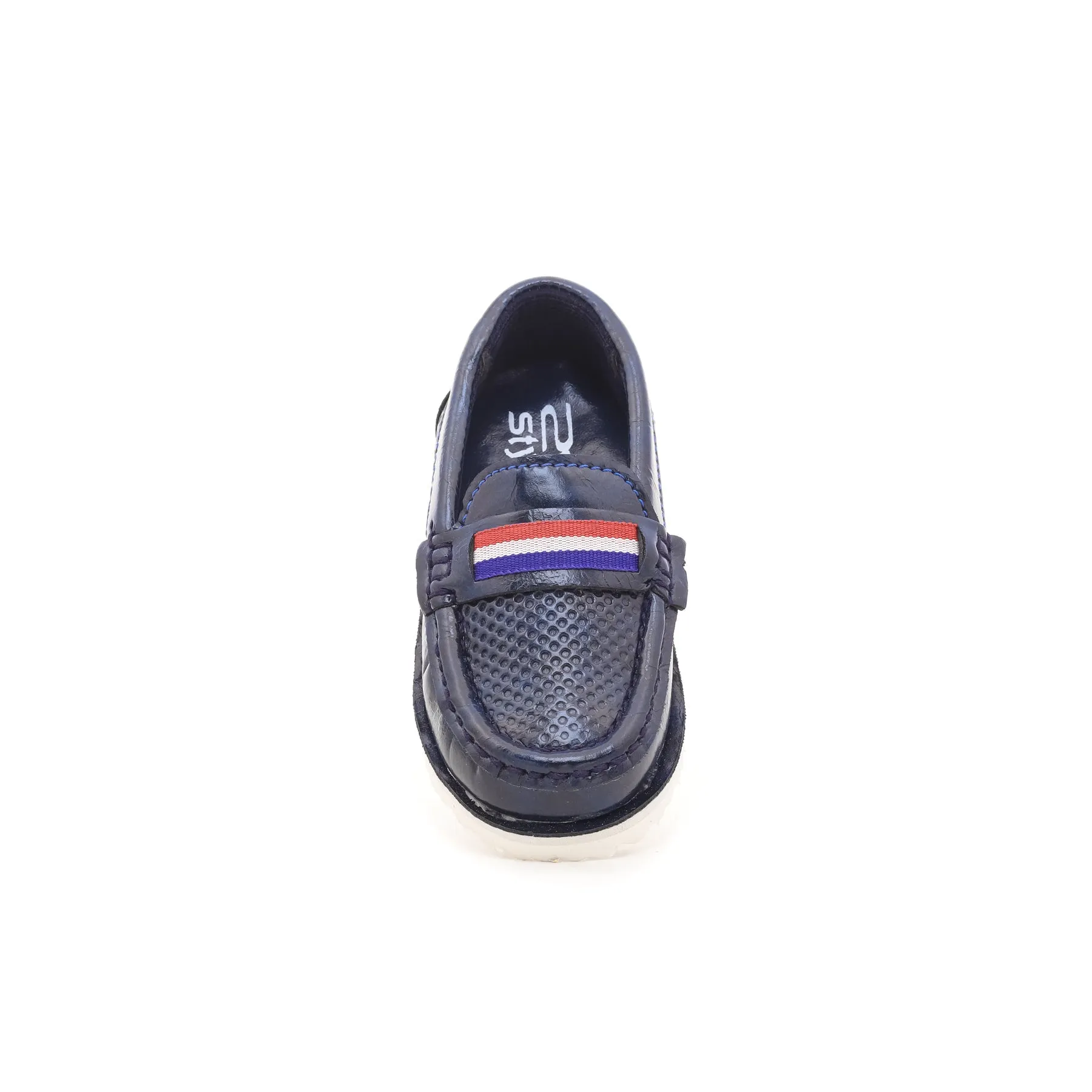 Boys Navy Casual Moccasins KD0523