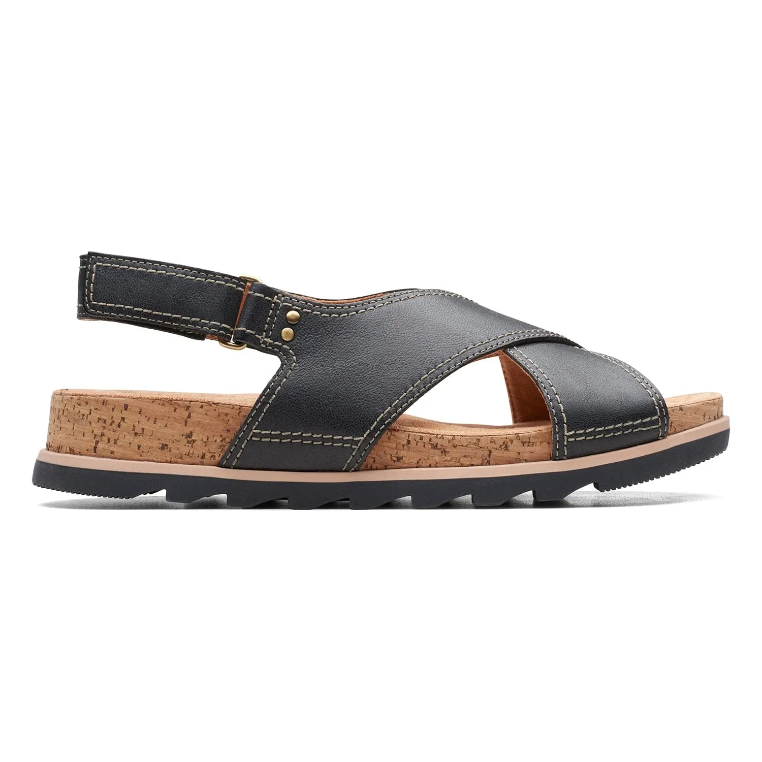 Clarks Yacht Cross Sandals (Wide Fit)