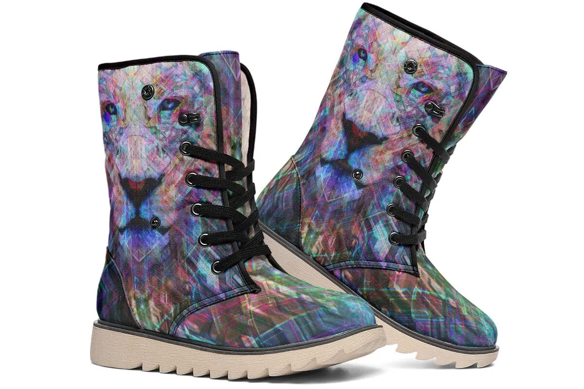 Crystal Lion Moon Boots