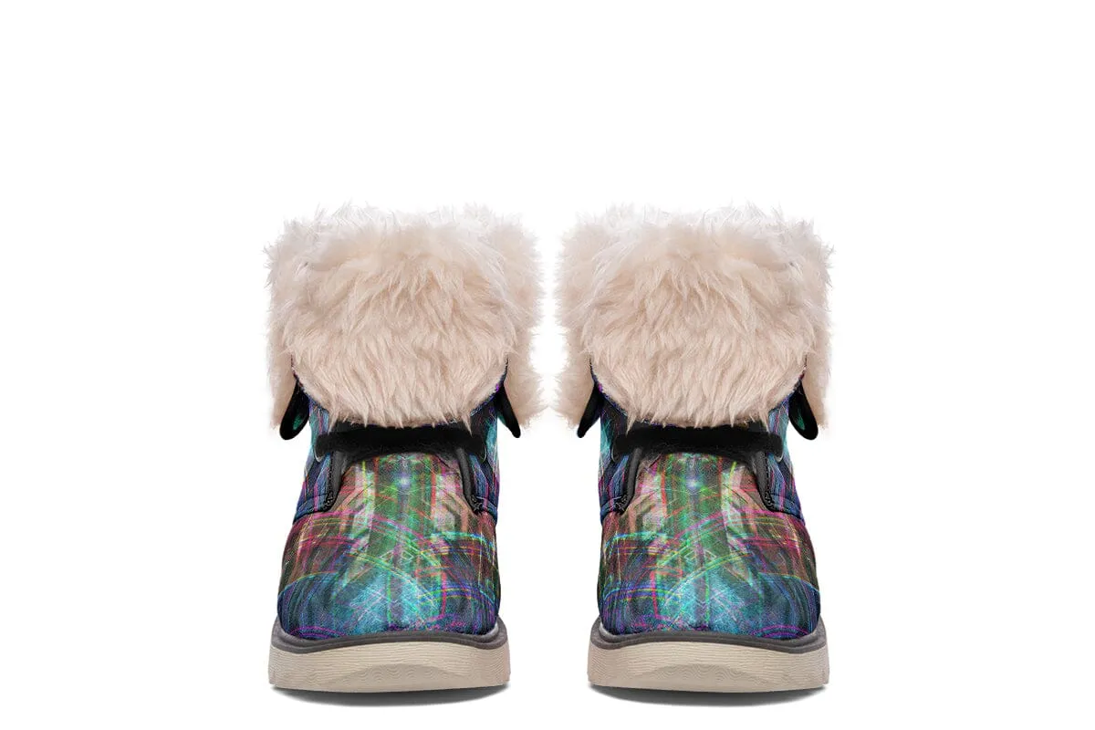 Crystal Lion Moon Boots