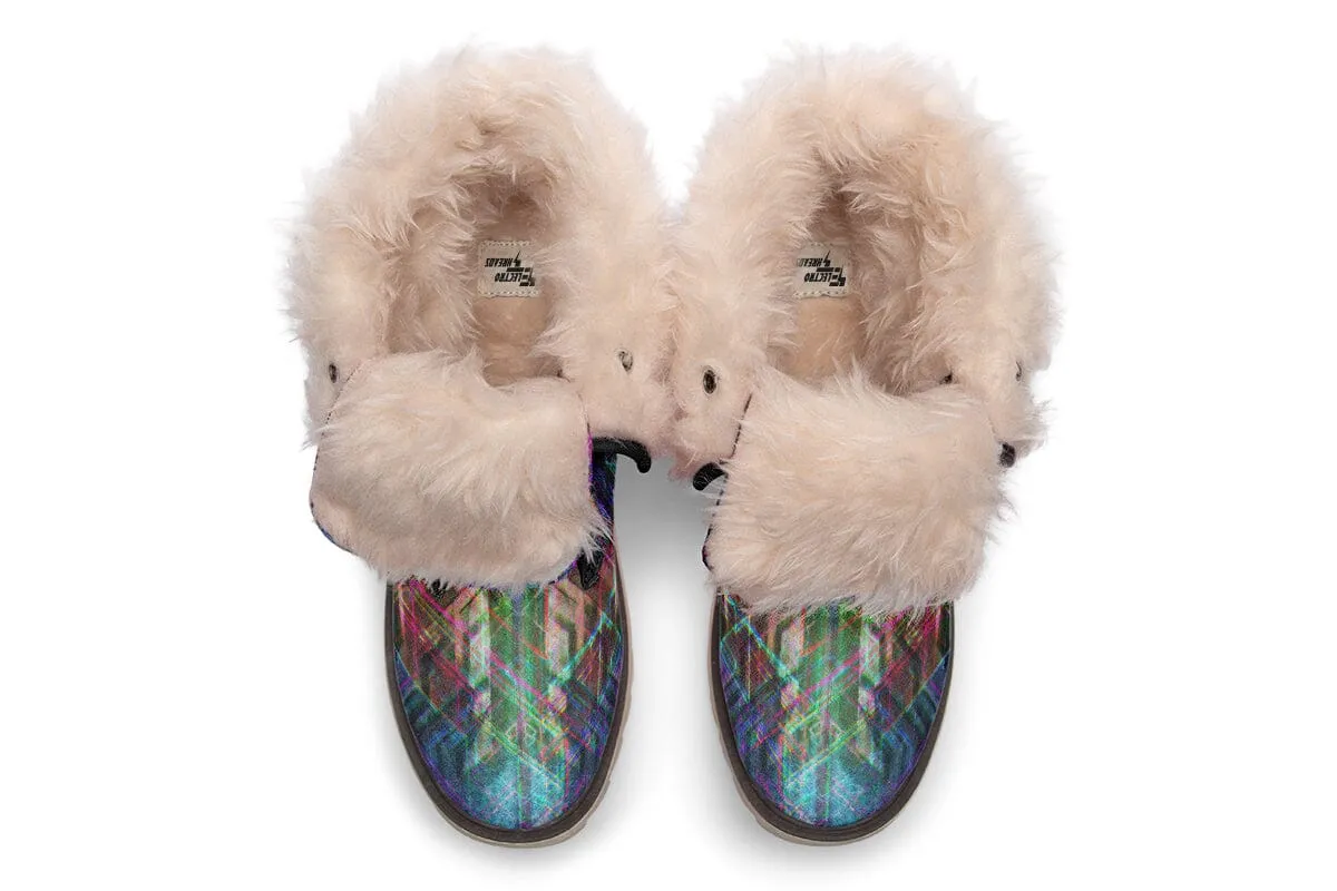 Crystal Lion Moon Boots