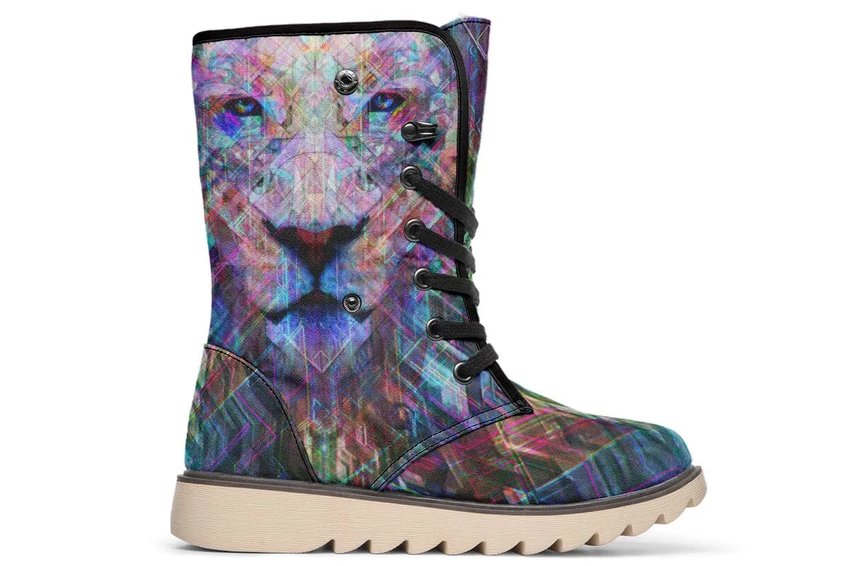 Crystal Lion Moon Boots