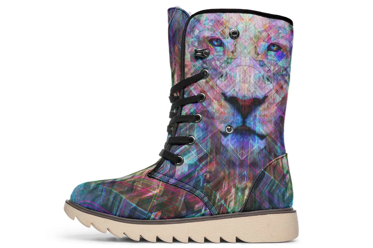 Crystal Lion Moon Boots