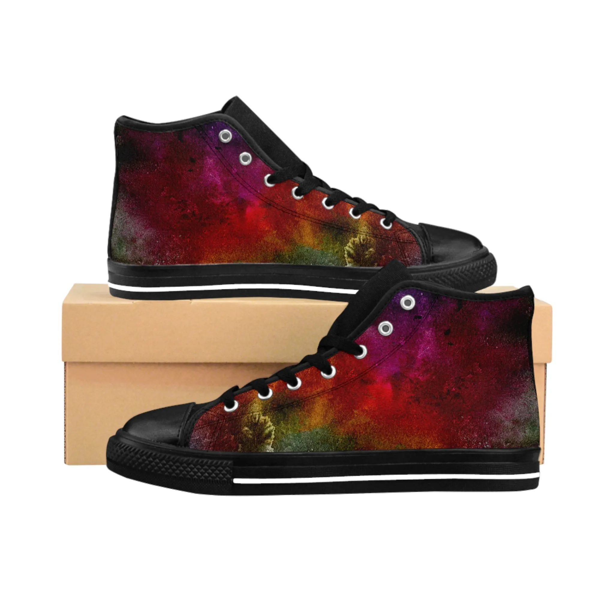 Dark Explosion  - Inovax Women's Classic Sneakers