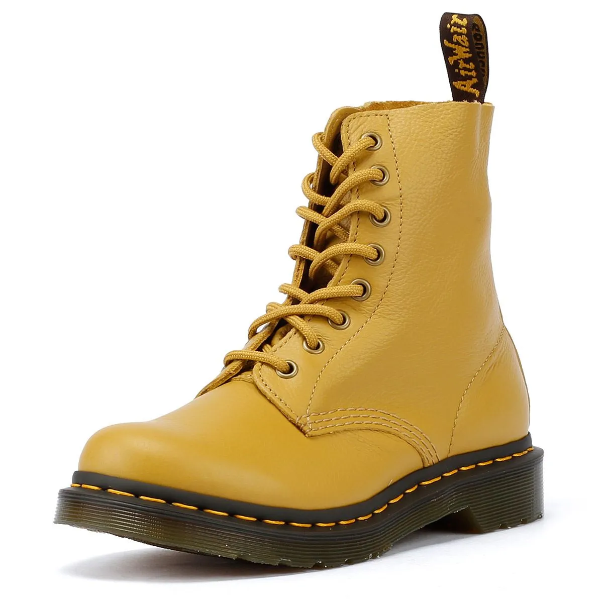 Dr. Martens 1460 Pascal Virginia Leather Women's Mustard Boots