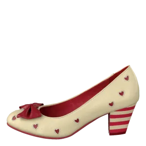 Elsie 411621-17 Creme/red