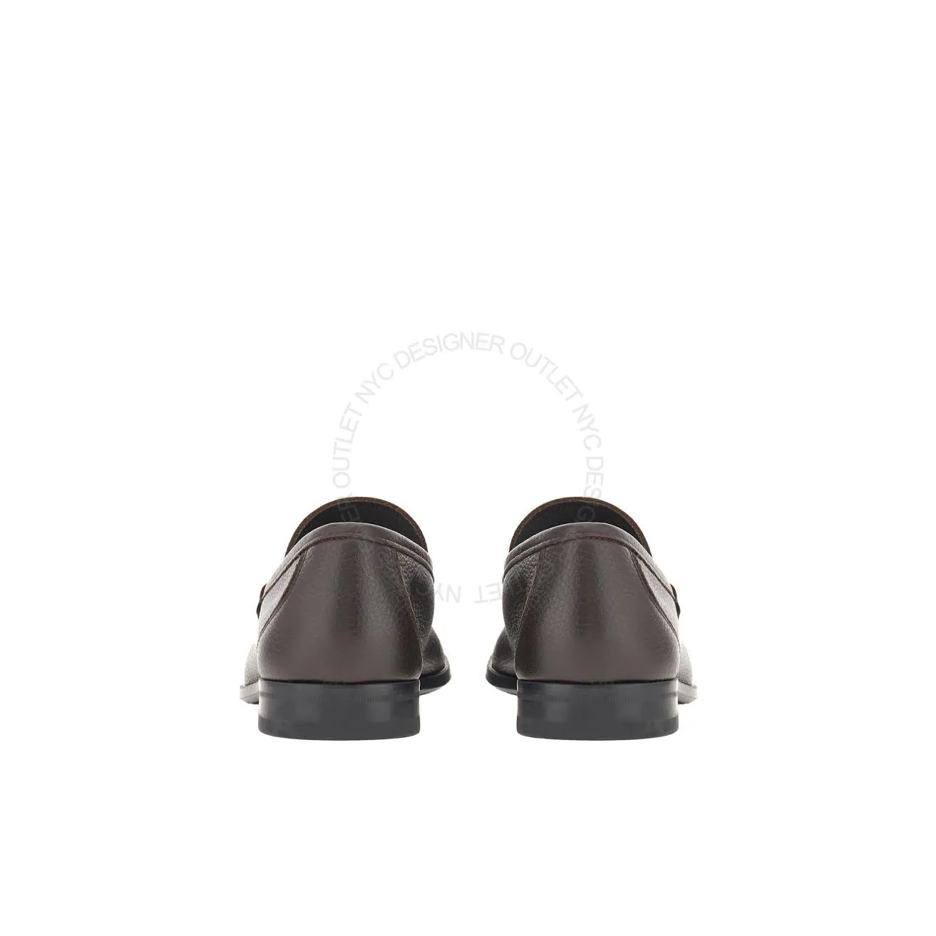 Ferragamo Grandioso Brown Moccasins