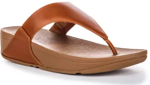 Fitflop Lulu Leather In Tan For Women