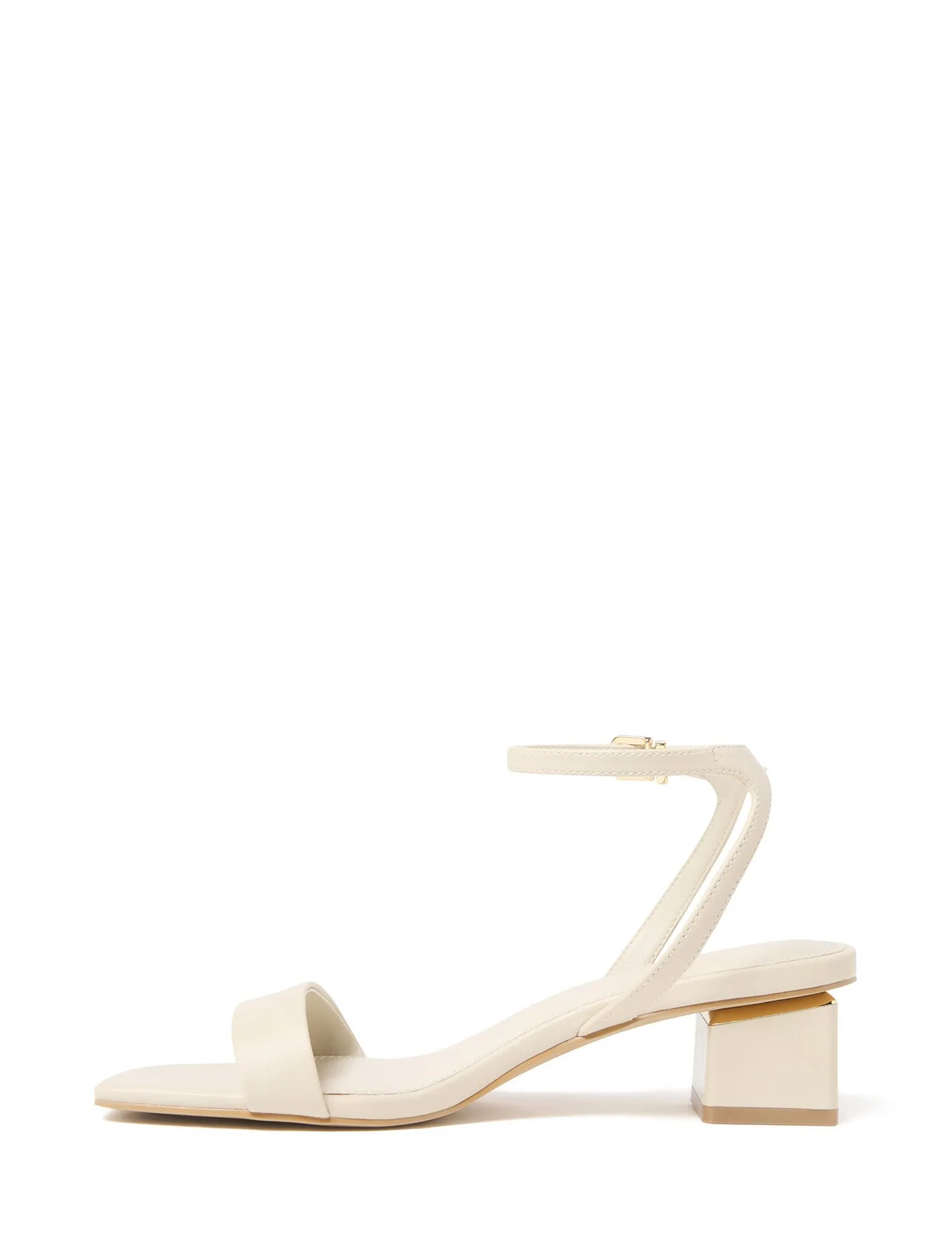 Gaby Ankle Strap Block Heel Sandal