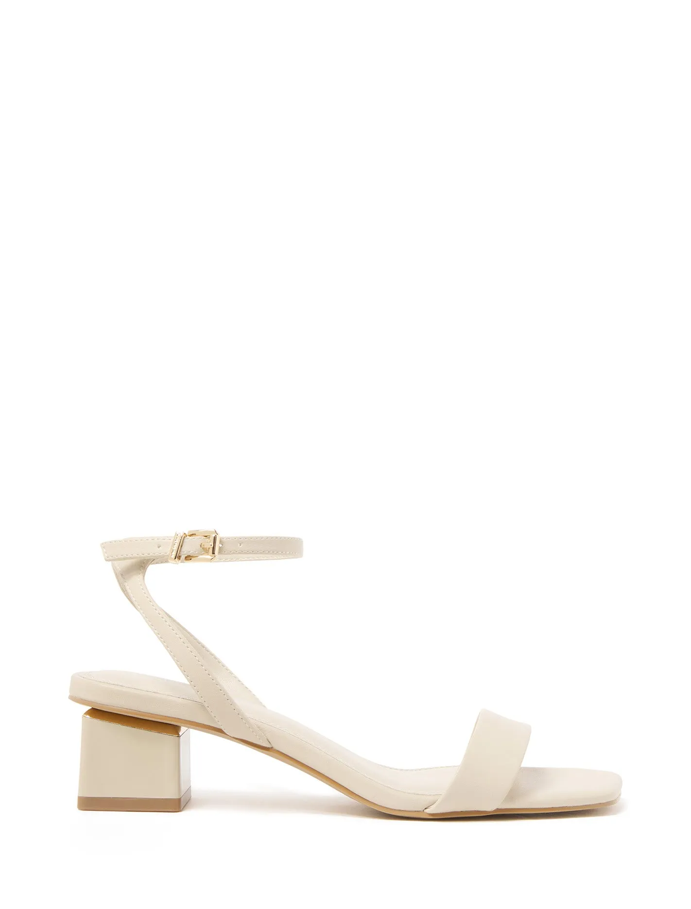 Gaby Ankle Strap Block Heel Sandal