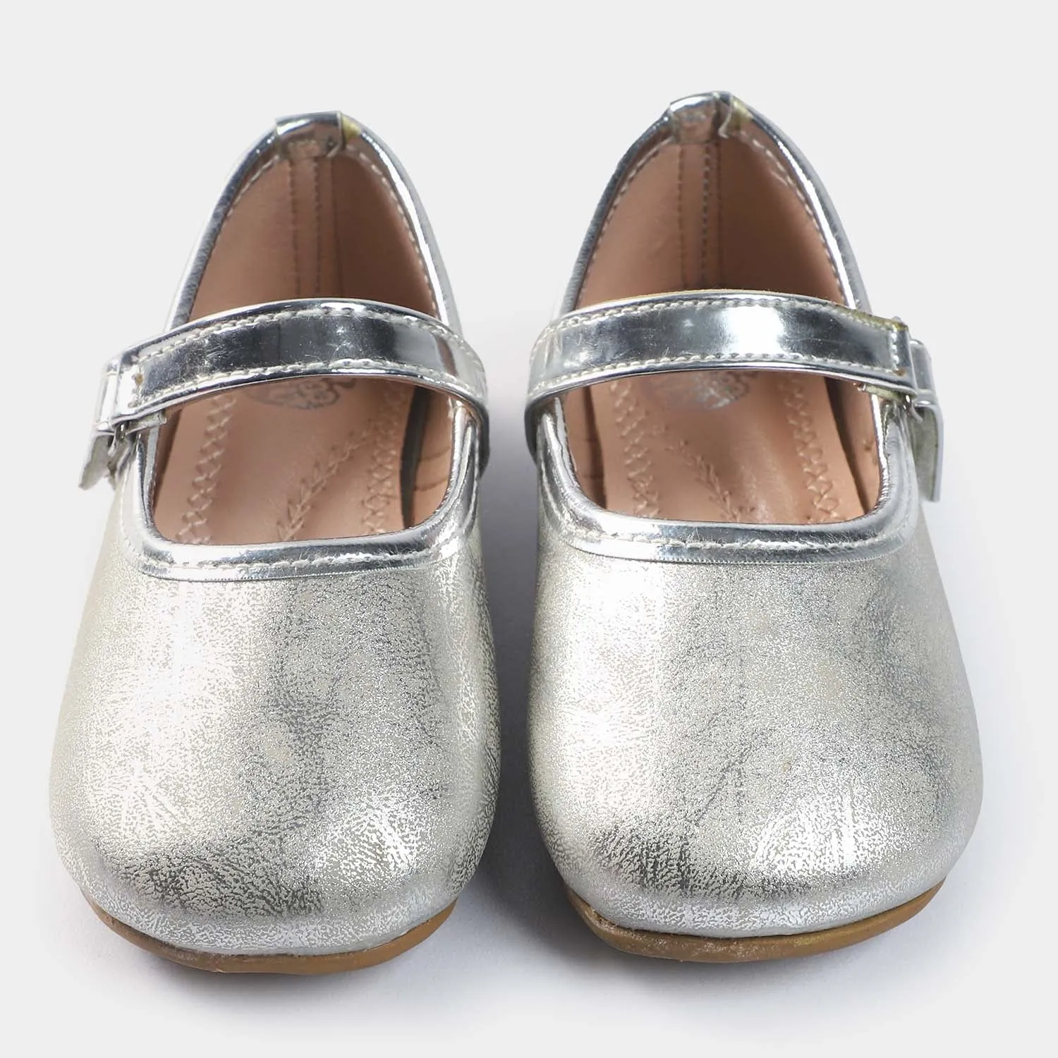 Girls Pumps 1275-SILVER