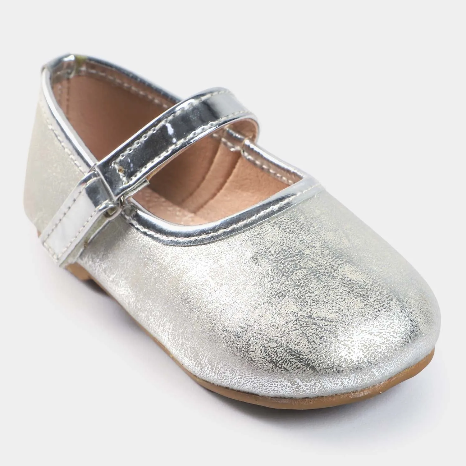 Girls Pumps 1275-SILVER