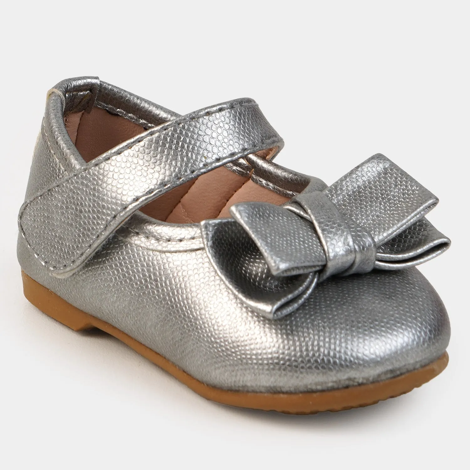 Girls Pumps PP 640-40-SILVER