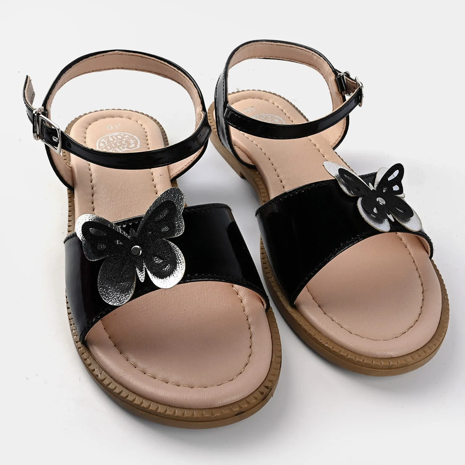 Girls Sandal 456-77-BLACK