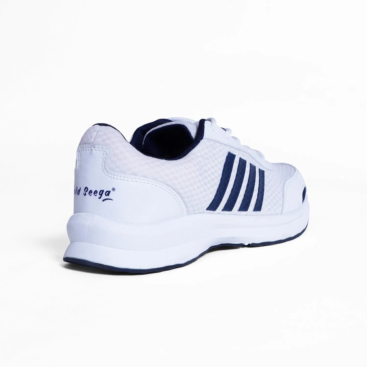 Gold Seega Speed White Navy Shoes For Men