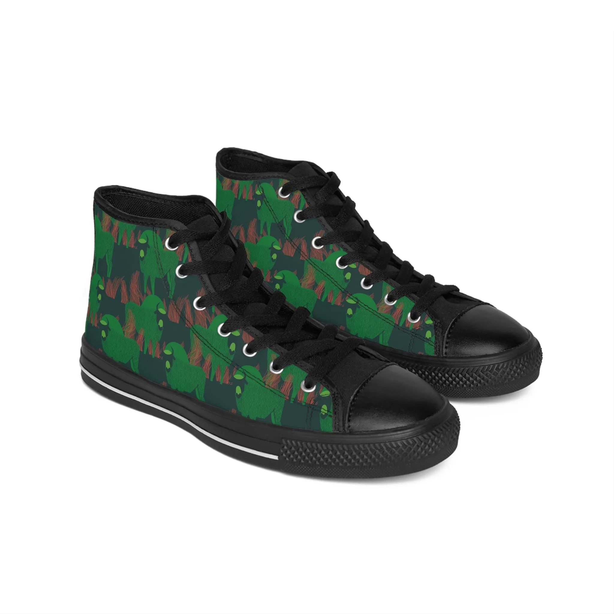 Green Buffalos Women's Classic Sneakers