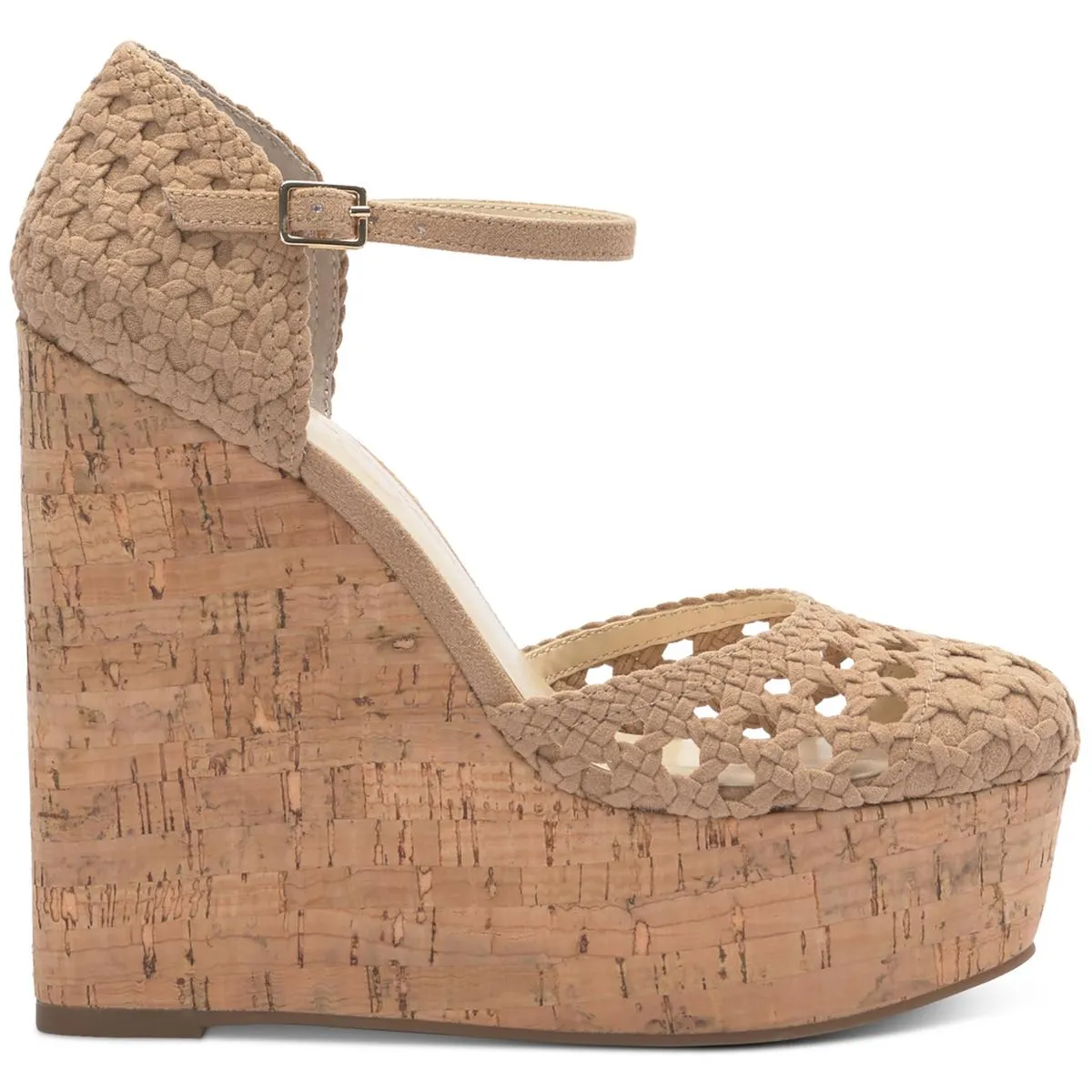 Jessica Simpson Womens Woven Round Toe Platform Heels