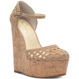 Jessica Simpson Womens Woven Round Toe Platform Heels