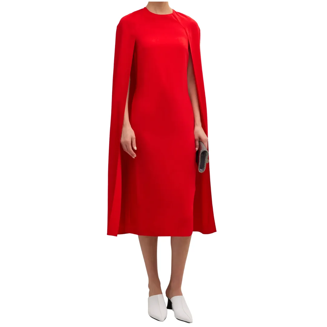 Lipstick Cape Dress