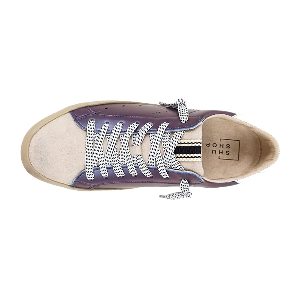 Mia Metallic Lace Up Sneakers