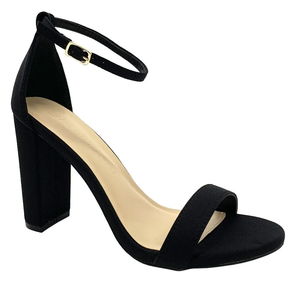 MORRIS-01 Chunky Block Heeled Sandals