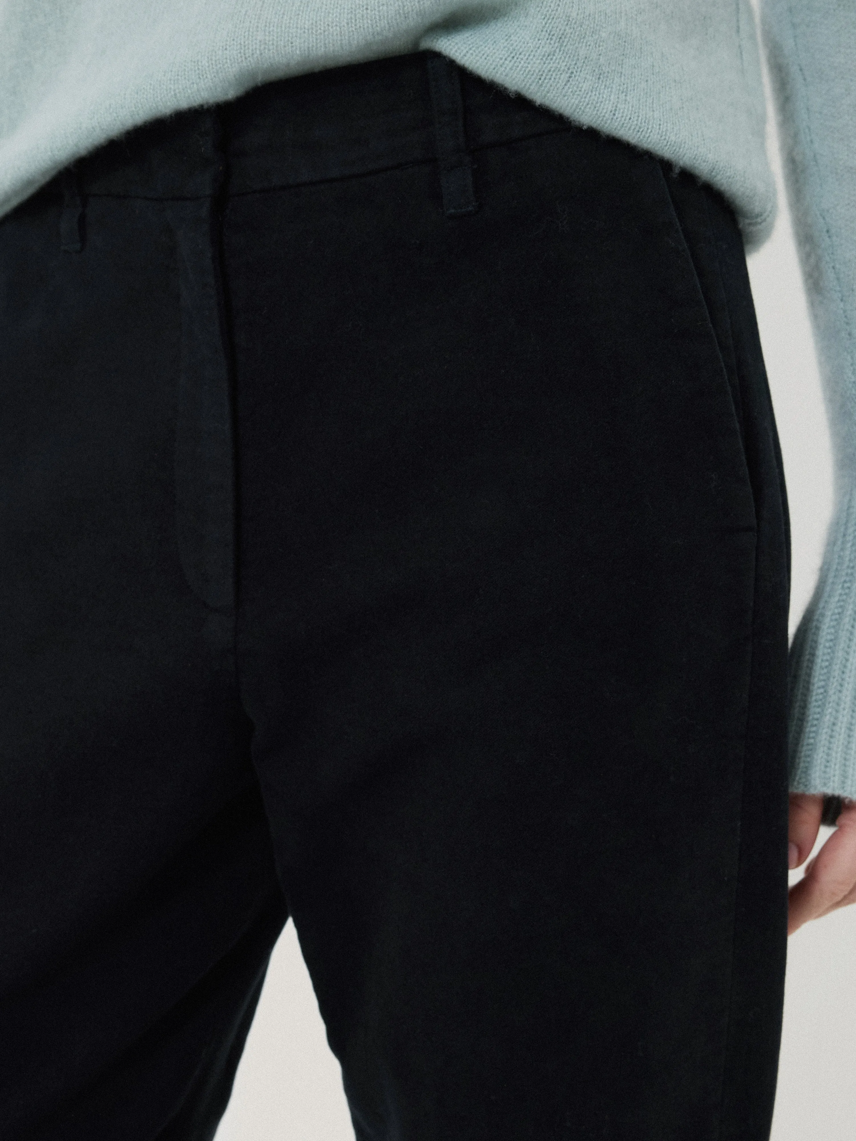 Nevis Moleskin Trouser | Navy